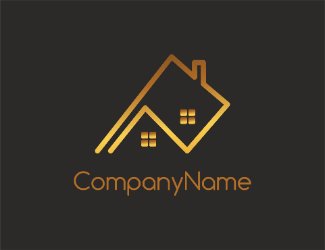 Projekt logo dla firmy Gold Home | Projektowanie logo